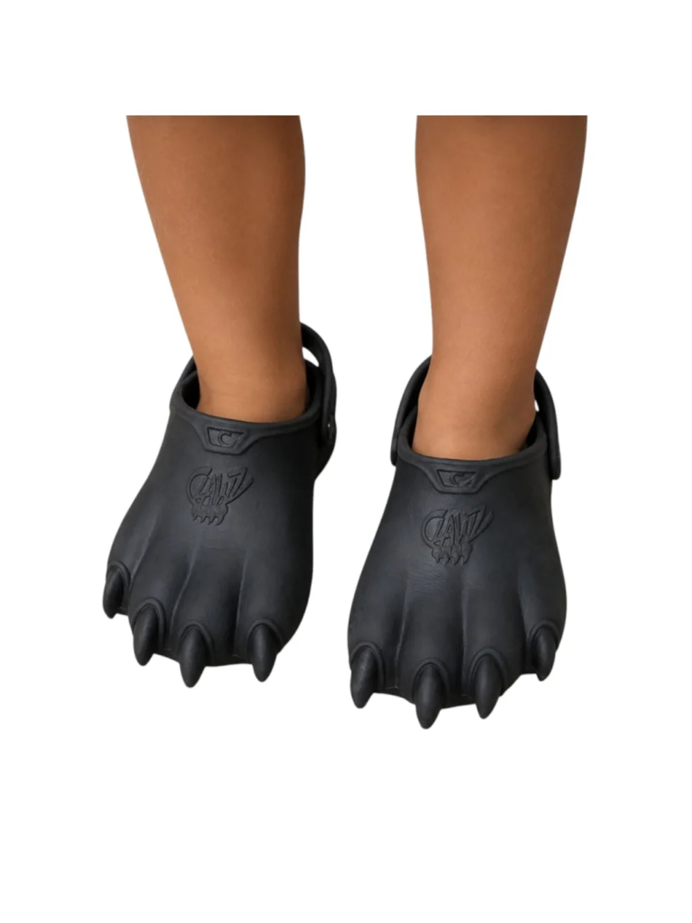 Clawz Rare Monster Claw Clogs Kids C13/J1 Black Novelty Costume Slip-On Shoes